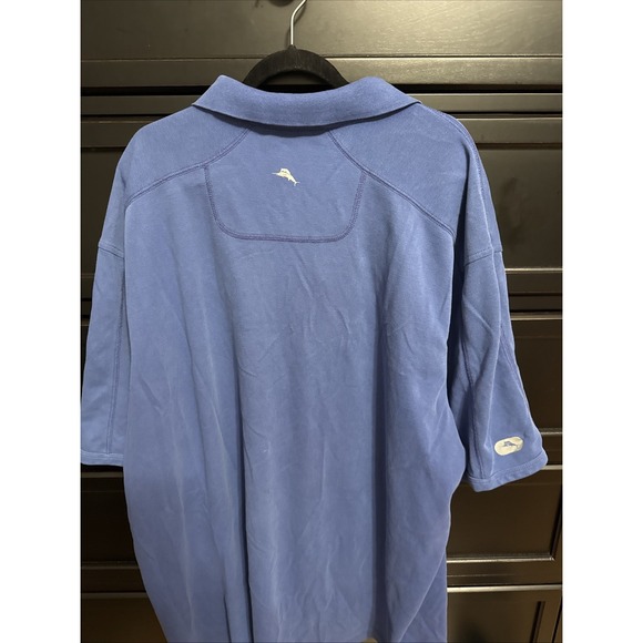 Tommy Bahama Mens‎ Quarter Zip Performance Pullover Modal Polyester Blue XXL - Picture 5 of 5